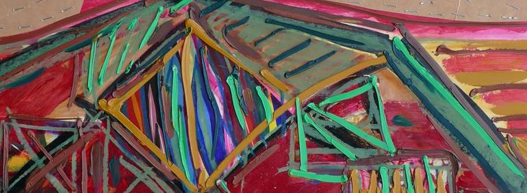 Original Abstract Painting by Karl-Karol Chrobok