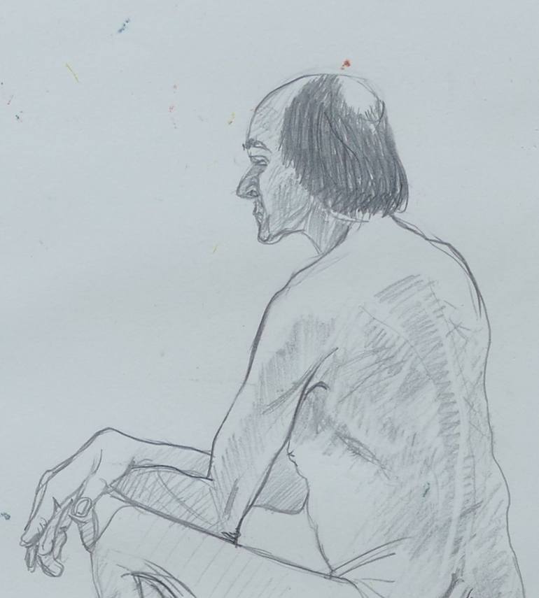 Original Figurative Body Drawing by Karl-Karol Chrobok