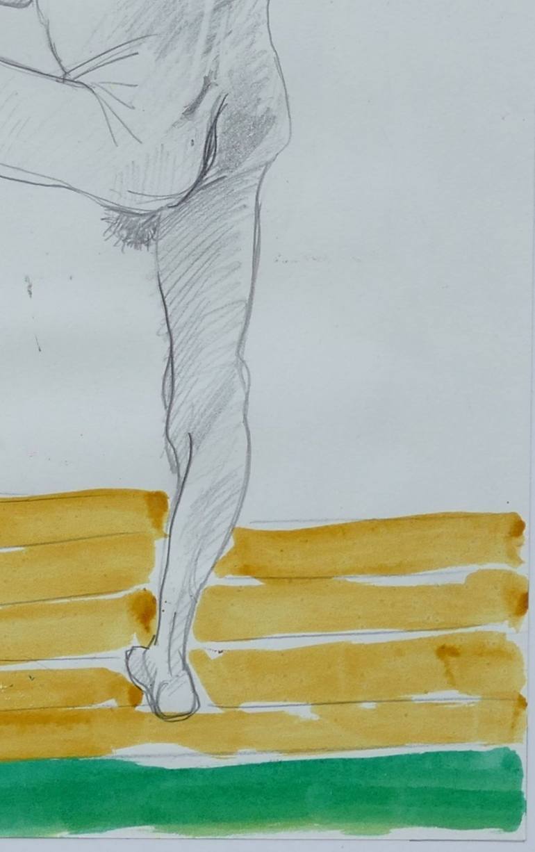 Original Figurative Body Drawing by Karl-Karol Chrobok