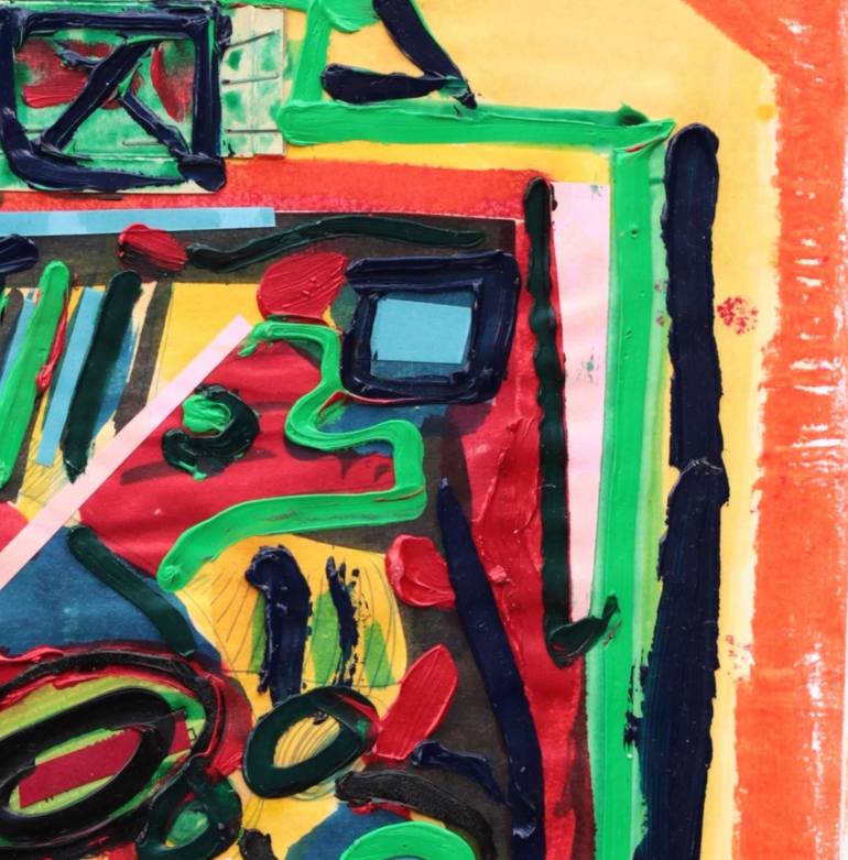 Original Abstract Painting by Karl-Karol Chrobok