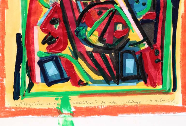 Original Abstract Painting by Karl-Karol Chrobok