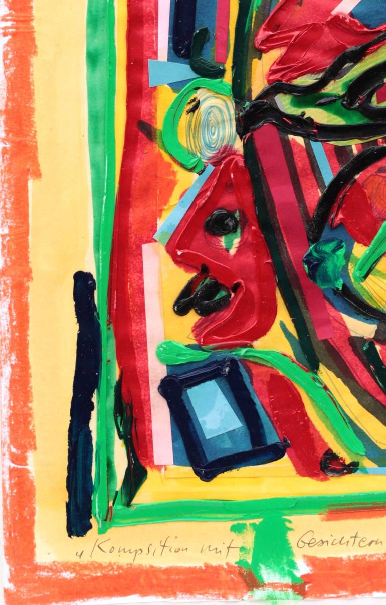 Original Abstract Painting by Karl-Karol Chrobok