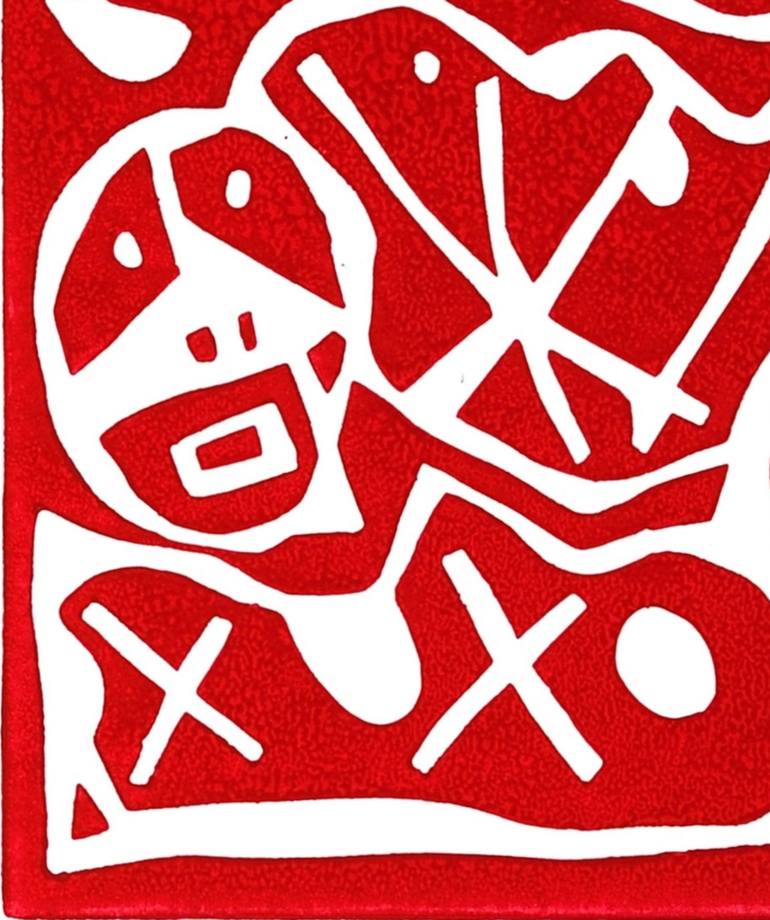 Original Expressionism People Printmaking by Karl-Karol Chrobok