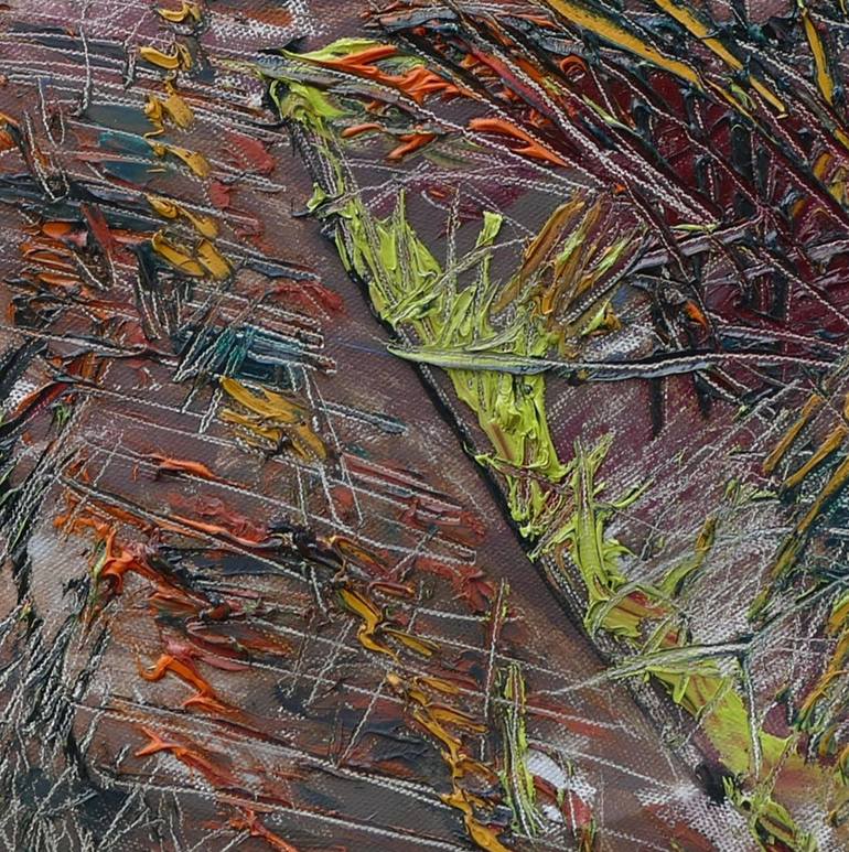 Original Expressionism Landscape Painting by Karl-Karol Chrobok
