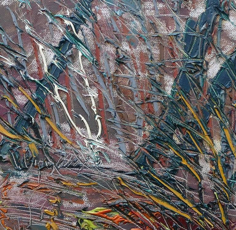 Original Expressionism Landscape Painting by Karl-Karol Chrobok