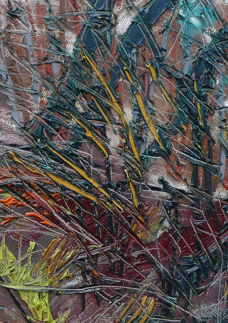 Original Expressionism Landscape Painting by Karl-Karol Chrobok