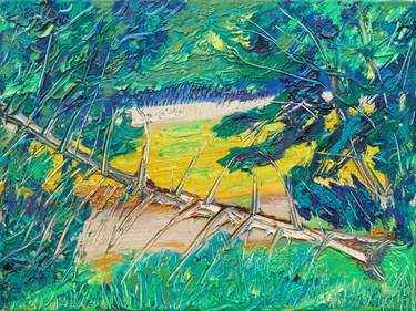 Original Expressionism Landscape Painting by Karl-Karol Chrobok