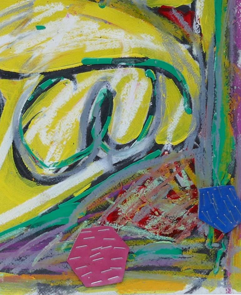 Original Expressionism People Painting by Karl-Karol Chrobok