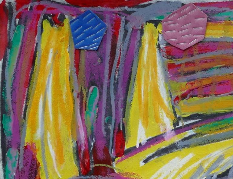 Original Expressionism People Painting by Karl-Karol Chrobok