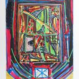 Abstract composition with a window by Karl-Karol Chrobok