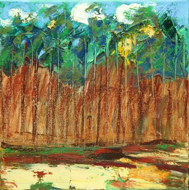 Original Expressionism Landscape Paintings by Karl-Karol Chrobok