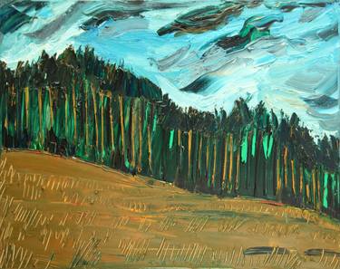 Original Expressionism Landscape Paintings by Karl-Karol Chrobok