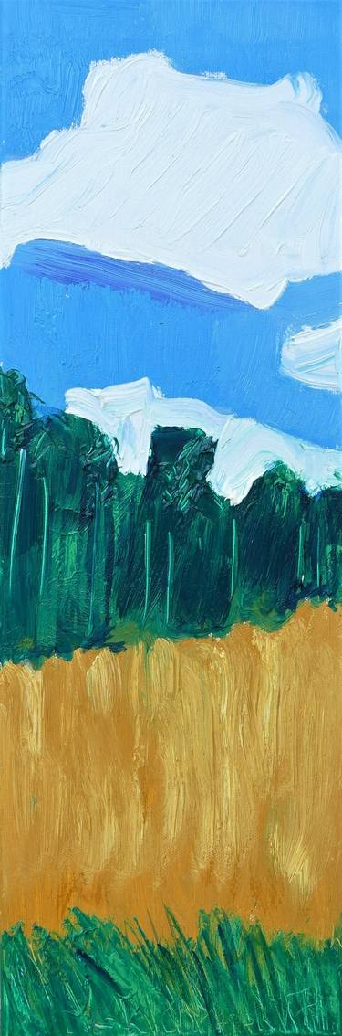 Original Expressionism Landscape Paintings by Karl-Karol Chrobok