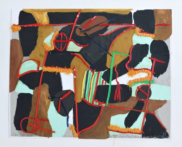 Original Abstract Paintings by Karl-Karol Chrobok
