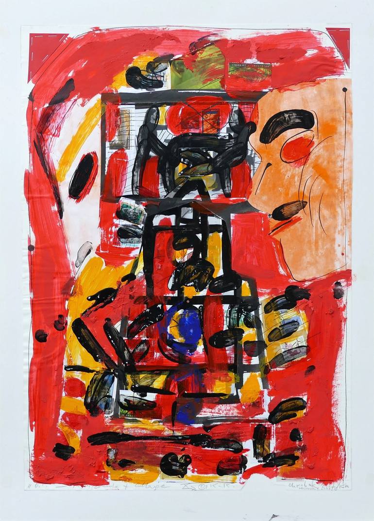 Original Abstract Paintings by Karl-Karol Chrobok
