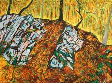 Original Expressionism Landscape Paintings by Karl-Karol Chrobok