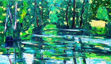 Original Expressionism Landscape Paintings by Karl-Karol Chrobok