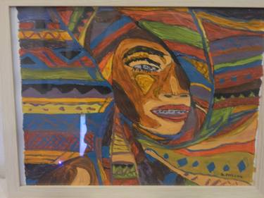 Print of Abstract Expressionism Women Paintings by Dinu Cris