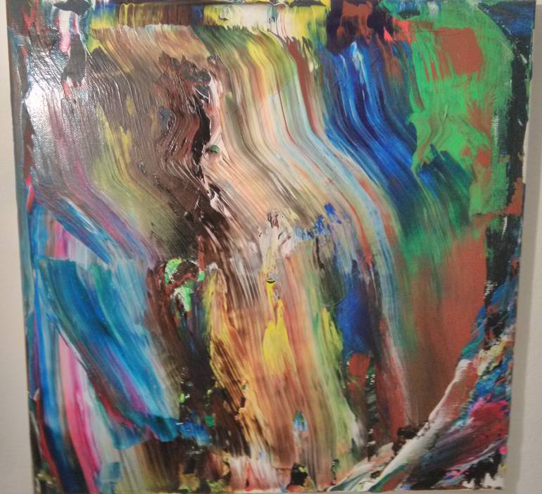 Original Abstract Expressionism Abstract Painting by Dinu Cris