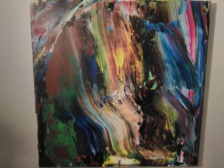 Original Abstract Expressionism Abstract Painting by Dinu Cris
