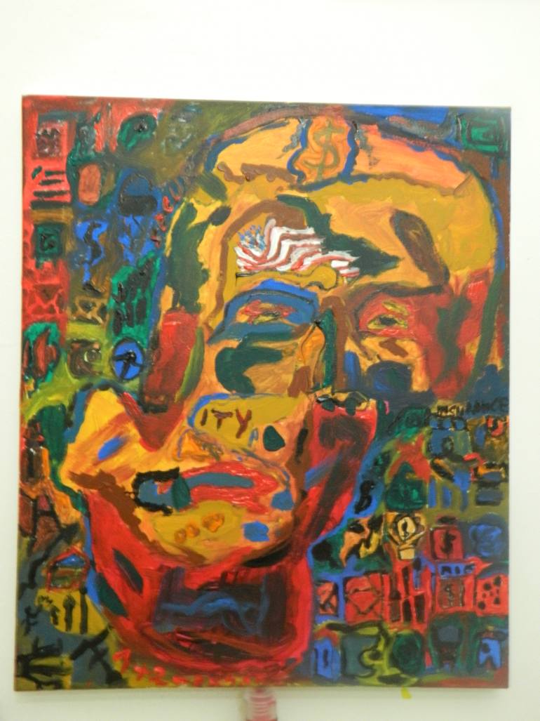 Original Expressionism Abstract Painting by Dinu Cris