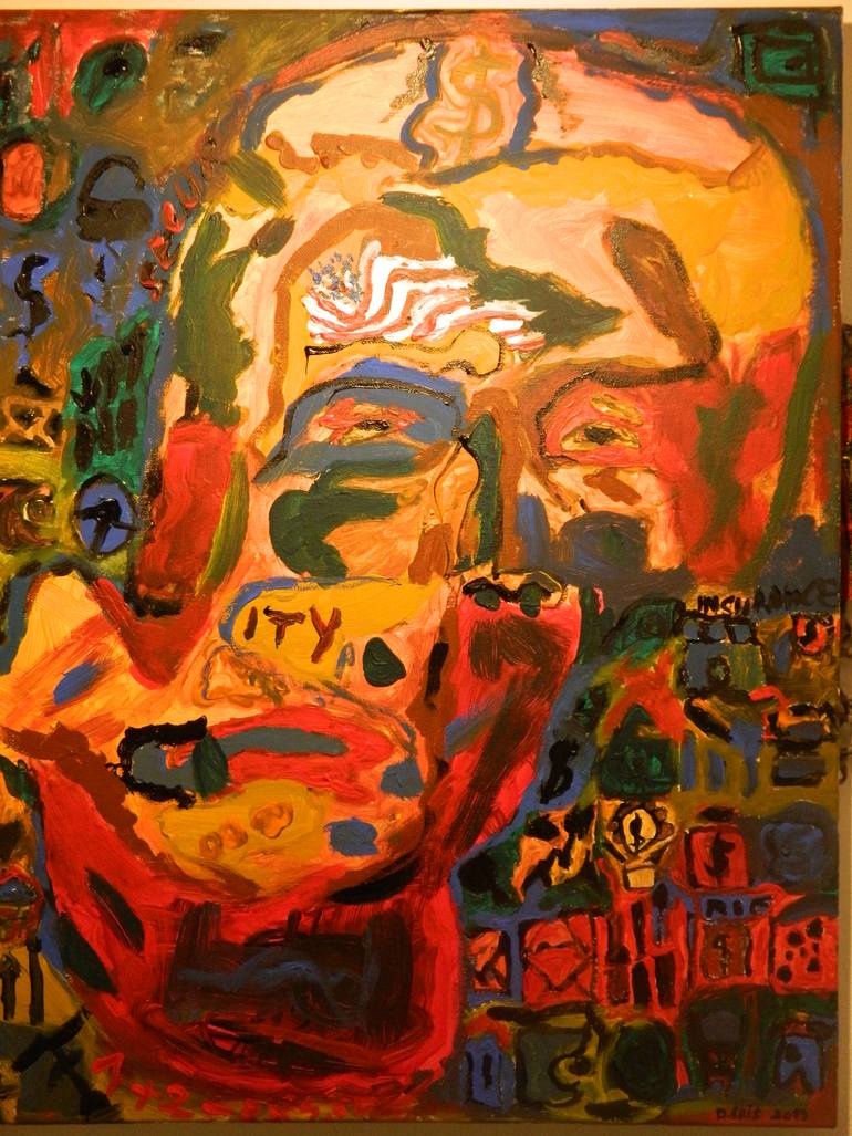 Original Expressionism Abstract Painting by Dinu Cris