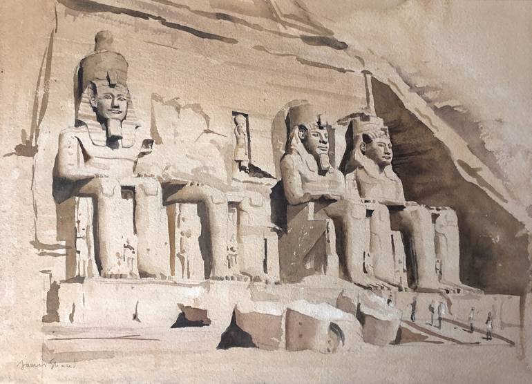 Print of Figurative Travel Paintings by James Shand