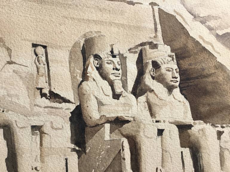 Original Figurative Travel Painting by James Shand