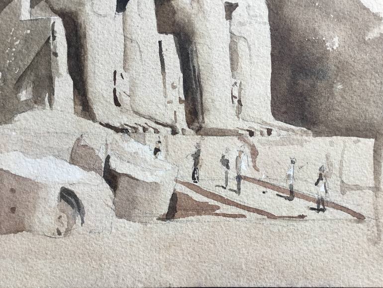 Original Figurative Travel Painting by James Shand