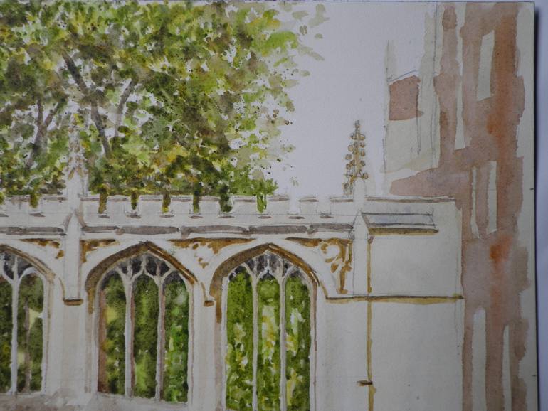 Original Figurative Architecture Painting by James Shand