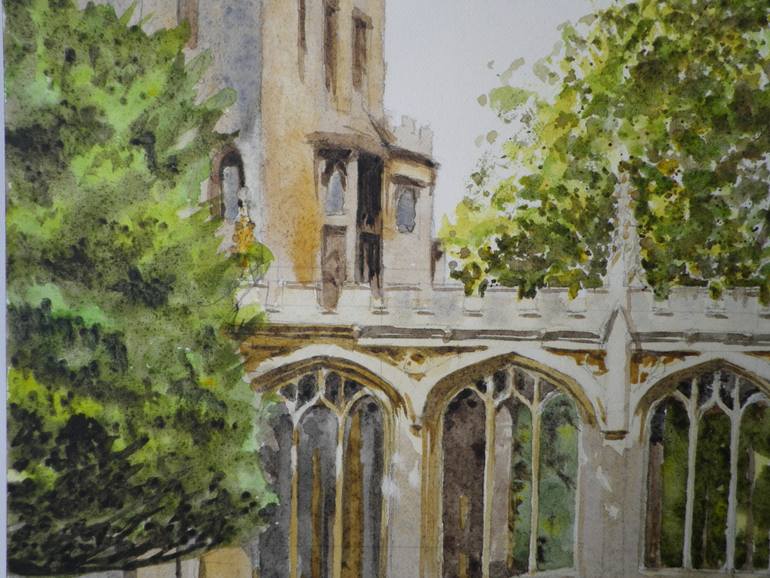 Original Figurative Architecture Painting by James Shand