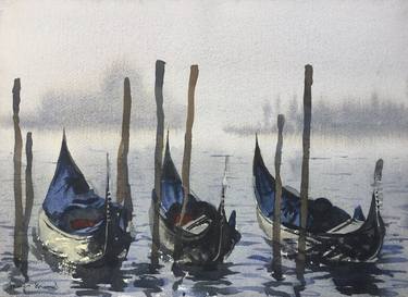 Print of Figurative Boat Paintings by James Shand