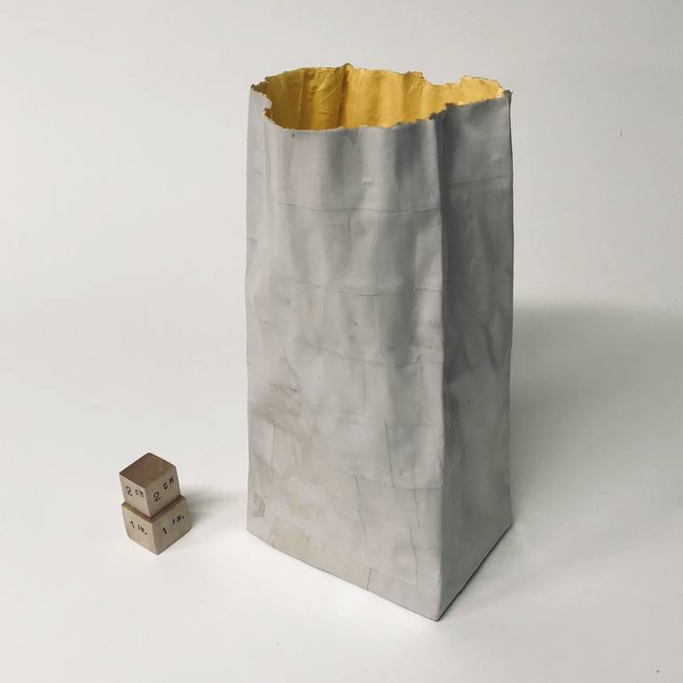 Paper Bag Sculpture by Bill Enck