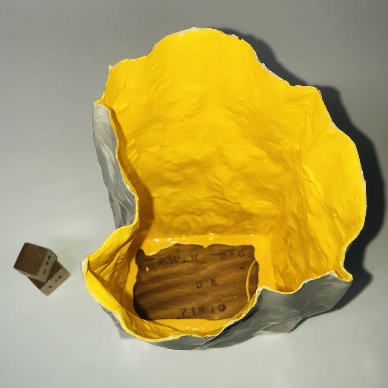 Paper Bag Sculpture by Bill Enck