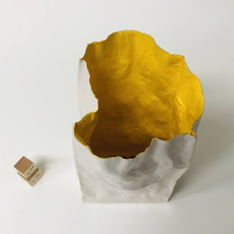 Paper Bag Sculpture by Bill Enck