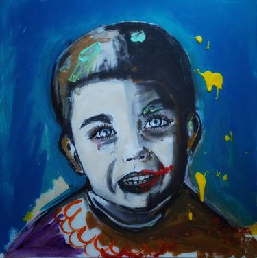 Original Abstract Expressionism Children Paintings by Iryna Fedorenko