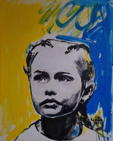 Print of Portraiture Children Paintings by Iryna Fedorenko