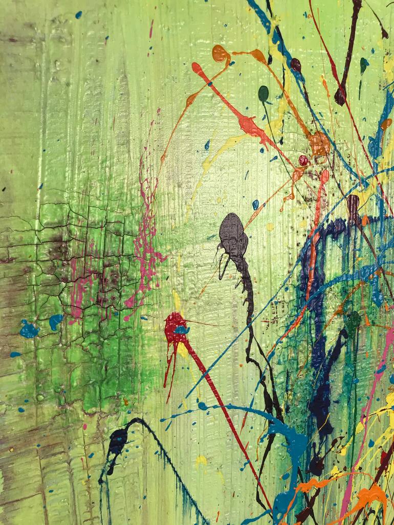 Original Abstract Expressionism Abstract Painting by Tony Cappoli