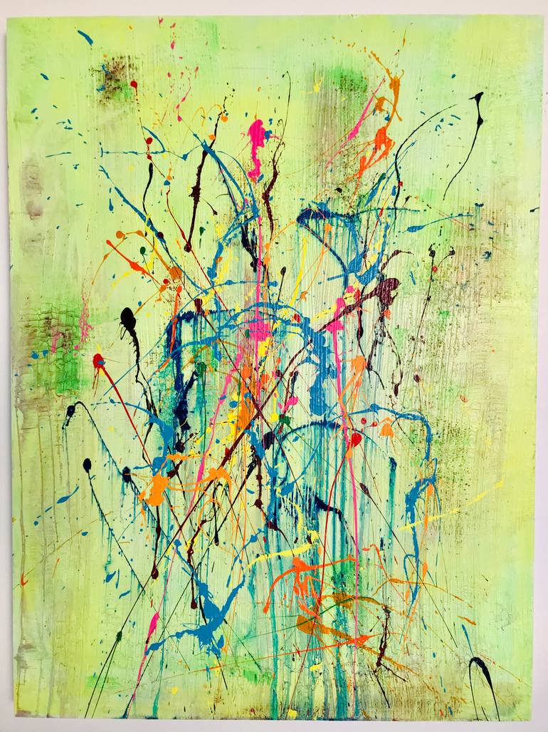 Original Abstract Expressionism Abstract Painting by Tony Cappoli