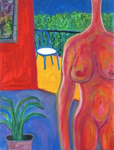Print of Realism Nude Paintings by Unos Lee