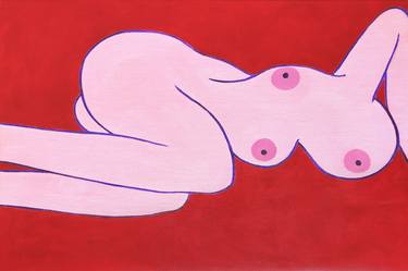 Print of Art Deco Nude Paintings by Unos Lee