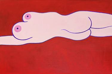 Lying nude in red 6 thumb