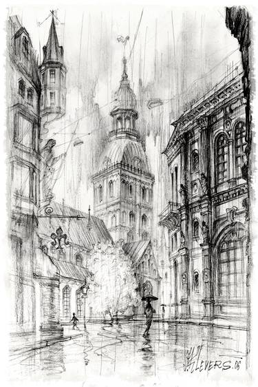 Print of Architecture Paintings by Igor Klevers-Baldin