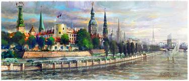 Print of Architecture Paintings by Igor Klevers-Baldin