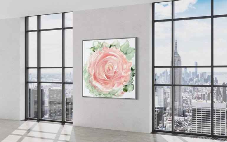 Original Abstract Floral Painting by Svetlana Petrova