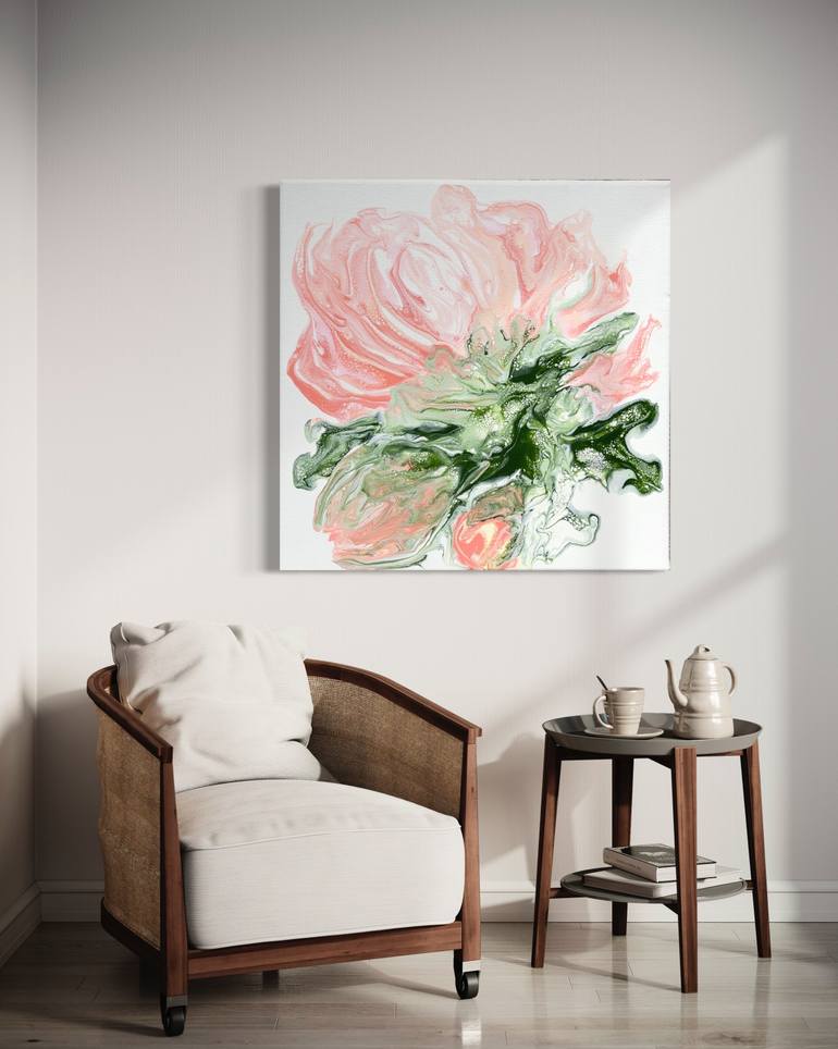 Original Abstract Botanic Painting by Svetlana Petrova