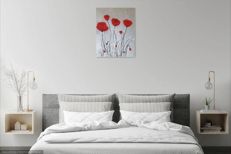 Original Modernism Abstract Painting by Saima Batool