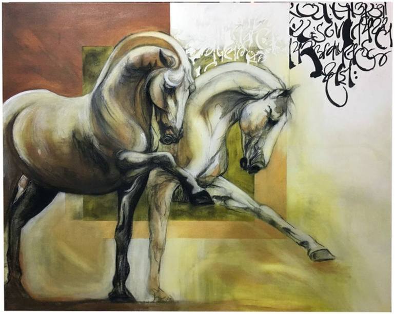 Original Horse Painting by Swapnil Jawale