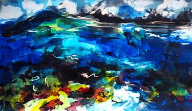 Original Expressionism Landscape Paintings by Alix Martinez