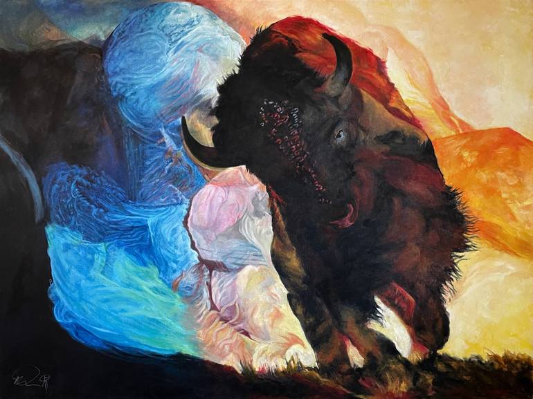 Print of Surrealism Animal Paintings by David Derr